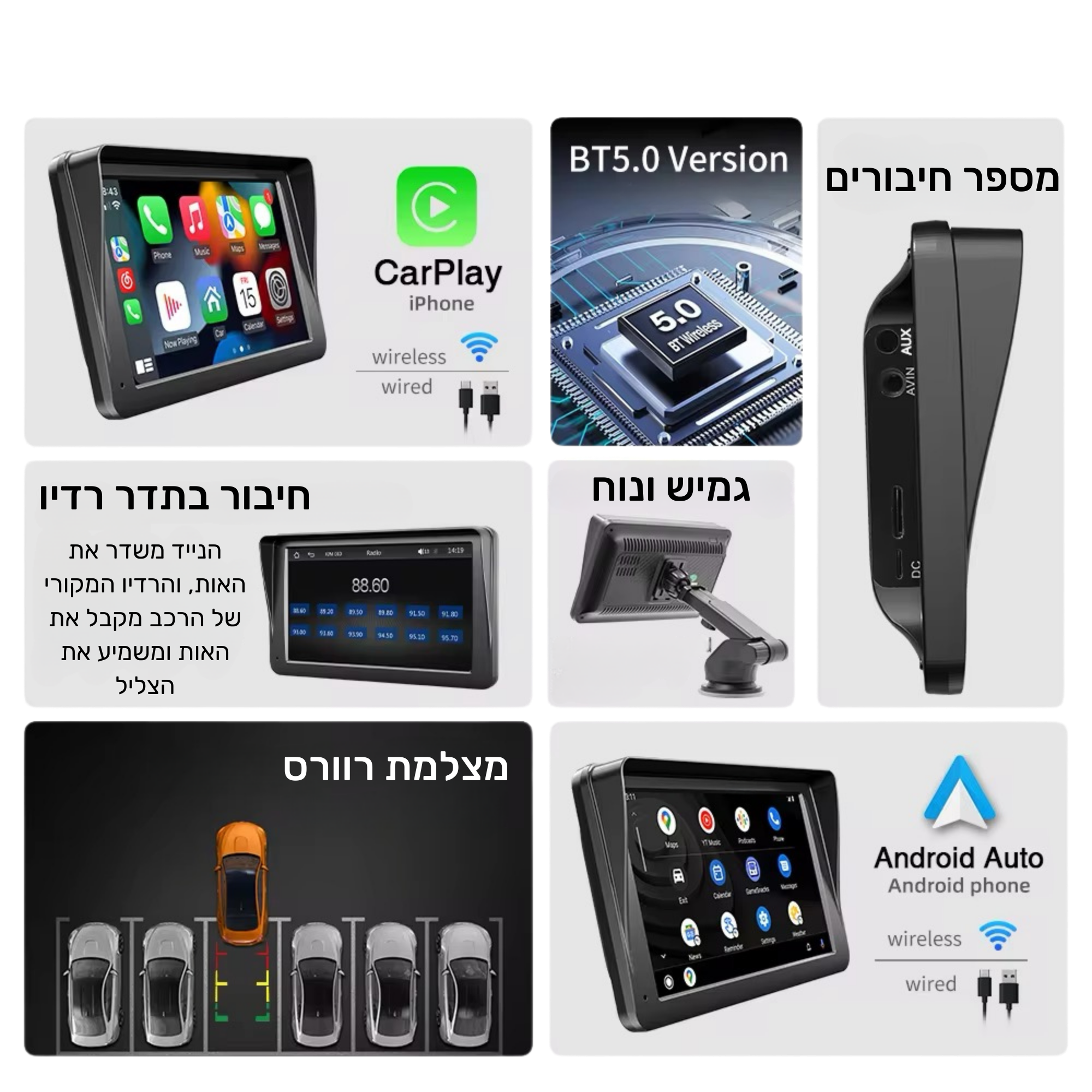 המסך החכם 7 אינץ'
